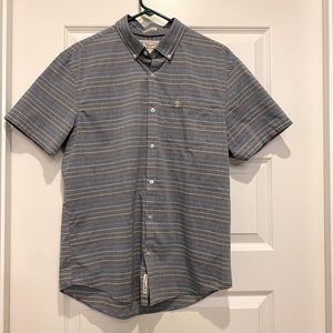 Original Penguin Grey with Multicolor Stripe Button Down